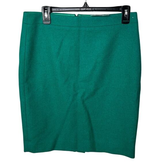 J.Crew Factory Women's The Pencil Skirt Green Size 6 NWT - Picture 1 of 4